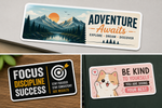 Custom Size Stickers