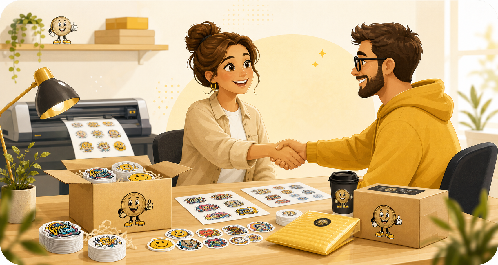 Business partners joining the 10 Cent Club